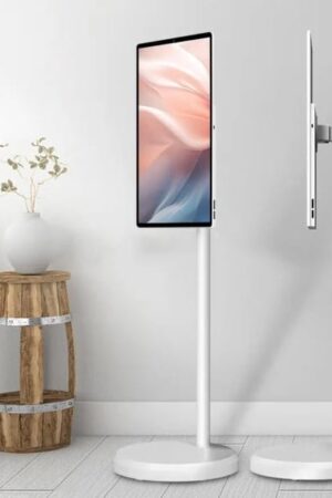 TONZO 68.58 cm (27 inch) 4K Ultra HD IPS Panel Monitor (Movable Digital Standy Smart Touch Screen with Wireless Display)  (Response Time: 5 ms, 200 Hz Refresh Rate)