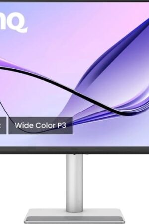 BenQ MA320U 81.28 cm (32 inch) 4K Ultra HD LED Backlit IPS Panel with P3 Color Gamut, Dual USB-C (90W PD), USB Hub, Brightness & Volume Control, Display Pilot2.0, Integrated Mac Controls, Height Adjustable Stand Monitor (MA320U)  (Response Time: 5 ms, 60 Hz Refresh Rate)