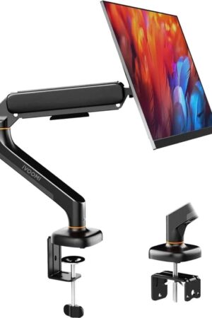 iVoomi Power Arm-Black Desk Mount Monitor Arm